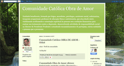 Desktop Screenshot of comunidadeobradeamor.blogspot.com