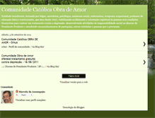 Tablet Screenshot of comunidadeobradeamor.blogspot.com