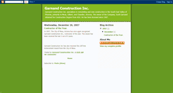 Desktop Screenshot of garnandconstructioninc.blogspot.com