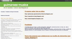 Desktop Screenshot of guimaraes-musica.blogspot.com
