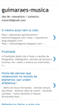 Mobile Screenshot of guimaraes-musica.blogspot.com