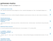 Tablet Screenshot of guimaraes-musica.blogspot.com