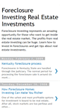 Mobile Screenshot of investingforeclosure.blogspot.com