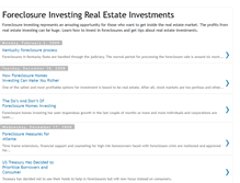 Tablet Screenshot of investingforeclosure.blogspot.com