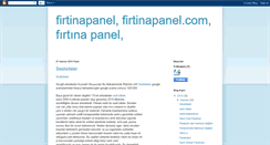 Desktop Screenshot of firtinapanel--firtinapanel.blogspot.com