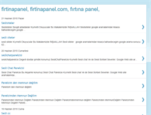 Tablet Screenshot of firtinapanel--firtinapanel.blogspot.com