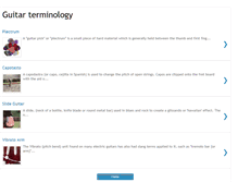 Tablet Screenshot of guitar-terminology.blogspot.com