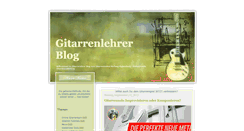 Desktop Screenshot of gitarrenlehrer.blogspot.com