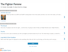 Tablet Screenshot of fighterfemme.blogspot.com