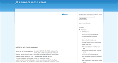 Desktop Screenshot of annoncemotocross-35.blogspot.com