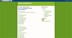 Desktop Screenshot of mjpruniv.blogspot.com