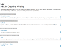 Tablet Screenshot of lsumfa.blogspot.com