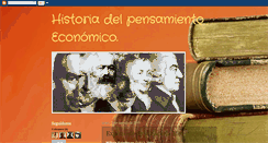 Desktop Screenshot of pensamientos-economicos.blogspot.com