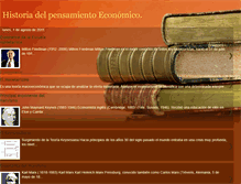 Tablet Screenshot of pensamientos-economicos.blogspot.com