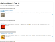 Tablet Screenshot of galleryunited.blogspot.com