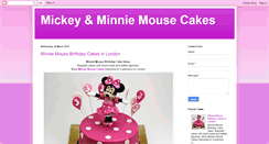 Desktop Screenshot of mickey-minnie-mouse-cakes-london.blogspot.com