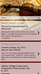 Mobile Screenshot of classicalmusicinedmonton.blogspot.com