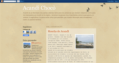 Desktop Screenshot of acandichoco2011.blogspot.com