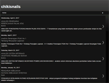 Tablet Screenshot of chikisnails.blogspot.com