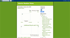 Desktop Screenshot of interrior-modular-home.blogspot.com