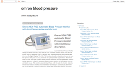 Desktop Screenshot of omronbloodpressurereview.blogspot.com