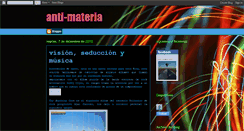 Desktop Screenshot of anti-materia00.blogspot.com