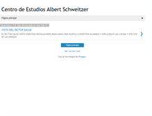 Tablet Screenshot of centrodeestudiosalbertschweitzer.blogspot.com