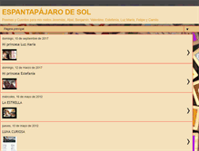 Tablet Screenshot of espantapajarodesol.blogspot.com