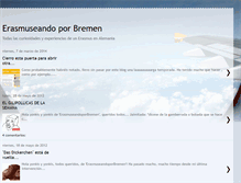 Tablet Screenshot of erasmuseandoporbremen.blogspot.com
