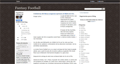 Desktop Screenshot of fantasayfootball.blogspot.com