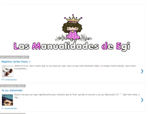 Tablet Screenshot of manualidadesegi.blogspot.com