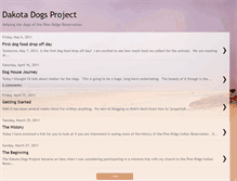 Tablet Screenshot of dakotadogsproject.blogspot.com