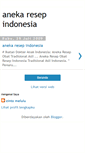 Mobile Screenshot of anekaresep100indonesia.blogspot.com