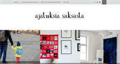 Desktop Screenshot of ajatuksiasaksasta.blogspot.com