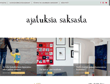 Tablet Screenshot of ajatuksiasaksasta.blogspot.com