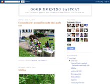 Tablet Screenshot of goodmorningbabycat.blogspot.com