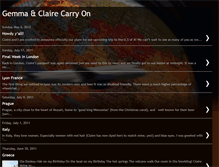 Tablet Screenshot of carryonwithgemmaclaire.blogspot.com