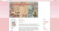 Desktop Screenshot of creatingisbeautyful.blogspot.com