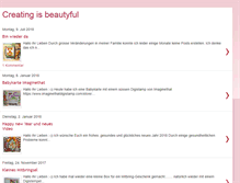 Tablet Screenshot of creatingisbeautyful.blogspot.com