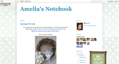 Desktop Screenshot of ameliasnotebook.blogspot.com
