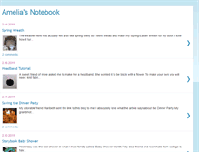 Tablet Screenshot of ameliasnotebook.blogspot.com