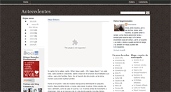 Desktop Screenshot of antecedente.blogspot.com