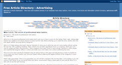 Desktop Screenshot of advertisingarticle.blogspot.com