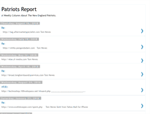Tablet Screenshot of patriotsreport.blogspot.com