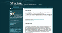 Desktop Screenshot of polvoytiempo.blogspot.com