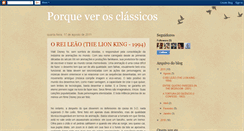 Desktop Screenshot of porqueverosclassicos.blogspot.com