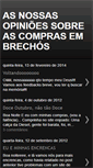 Mobile Screenshot of brechoanossaopiniao.blogspot.com