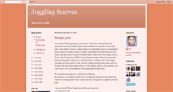Desktop Screenshot of jugglingscarves.blogspot.com