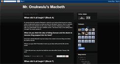 Desktop Screenshot of onukwulusmacbeth.blogspot.com