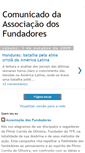 Mobile Screenshot of comunicadofundadores.blogspot.com